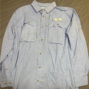 Magellan Outdoors Light Blue Men's Shirt